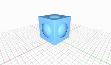 ball cube 3d print model - Mito3D