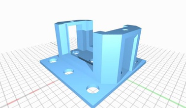 pequeno servo montagem digilent 3d print model - Mito3D