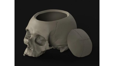kafatası 4 kutu halloweencontest2015 3d print model - Mito3D