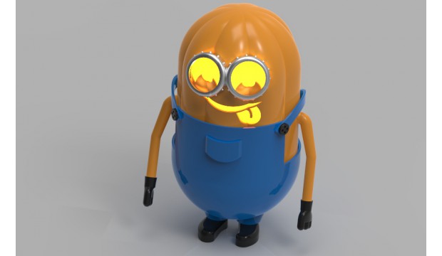 minion calabaza halloween halloweencontest2015 3D print model - Mito3D