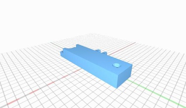 berd-air clip 713 maker mount plate berdair 713maker groovemount seemecnc rostockmax 3d print model - Mito3D