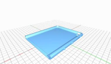 caso ipad pestañas beta prototipo v2 3d print model - Mito3D