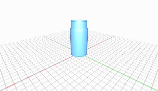 shot glass shell casing 2 diamenter 3D print model - Mito3D
