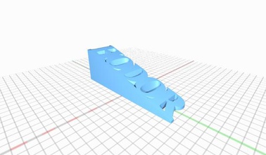 bloccare porta 3d print model - Mito3D