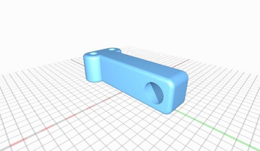 pequeño soporte abrazadera 3d print model - Mito3D