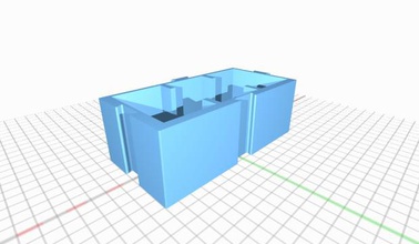 sotrage tapa caja complemento carrito almacenamiento 3d print model - Mito3D