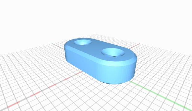 gancho reboque corda seemecnc 3D print model - Mito3D