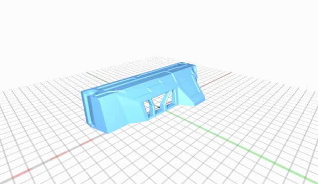 cache bouclier carte 3D print model - Mito3D