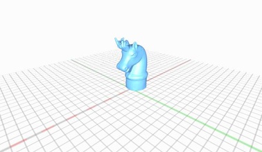 dedo medio unicornio 3d print model - Mito3D