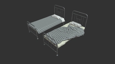 - vintage beds buy royalty free 3d model daniela ortiz 3danielao 709b0e6 3d print model - Mito3D