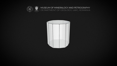 11 dihexagonale prisme 3d modèle musée minéralogie pétrographie uaic mineralogypetrographymuseum e01dba6 3d print model - Mito3D