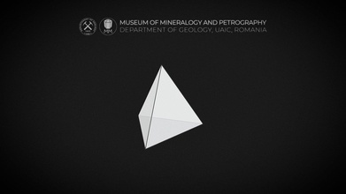 13 trigonal pyramid - 3d model museum mineralogy petrography uaic mineralogypetrographymuseum 081bfc2 3d print model - Mito3D