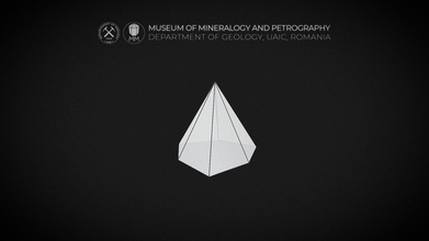 14 ditrigonal pyramide 3d modèle musée minéralogie pétrographie uaic mineralogypetrographymuseum aa6a5e4 3d print model - Mito3D