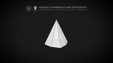 16 ditétragonal pyramide 3d modèle musée minéralogie pétrographie uaic mineralogypetrographymuseum 92998ab 3d print model - Mito3D