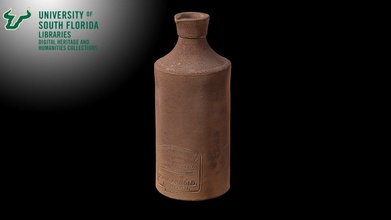 1850's grès Maître encre bouteille 3d modèle Université Sud Floride bibliothèques usf numérique dfb7451 3d print model - Mito3D