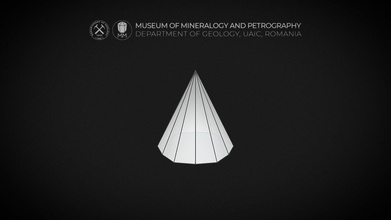 18 dihexagonale pyramide 3d modèle musée minéralogie pétrographie uaic mineralogypetrographymuseum 3112483 3d print model - Mito3D