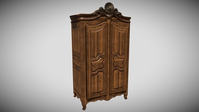 18th century french cabinet - 3d model ross hankinson rosshankinson3d 451e500 3d print model - Mito3D
