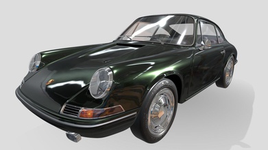 1967 porsche 911 s coupe - 3d model rickymovement 78f0ff4 classic one most pure dangerous drive cars ever made featuring 20l rear mounted air cooled flat-6 engine making 160hp 132lb-ft torque fully modelled blender me standard version has 200k polys but variant more 3d print model - Mito3D