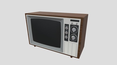 1970s tv - buy royalty free 3d model darrenhogan 26d4966 solid object inspired various models 70&rsquo s sepearate dials rotation modelled scale based exisiting tv&rsquo pbr textures normal maps fbx provided zip file ready use game animation scene 3d print model - Mito3D
