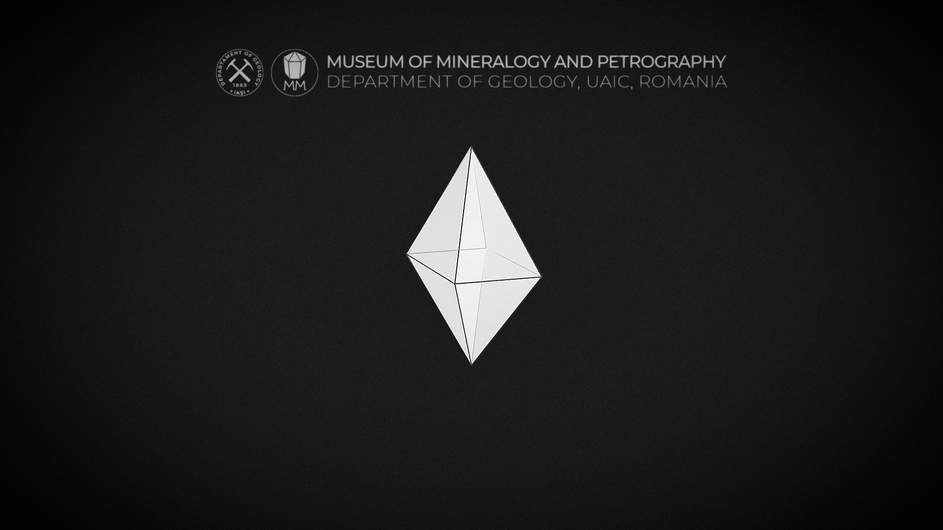 19 romboidale dipiramide 3d modello Museo mineralogia petrografia uaic mineralogypetrographymuseum 42d5cf6 3D print model - Mito3D
