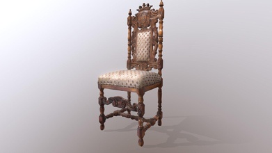 19th century royal chair - 3d model hetnieuwekader 9d5ad2a 3d print model - Mito3D