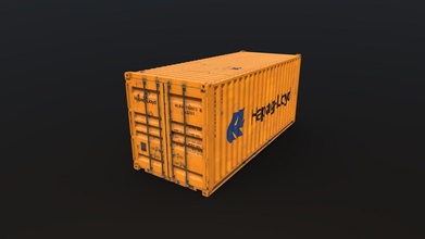20 ft shipping container - buy royalty free 3d model outofourlives 73db819 storage rail transport rusty evergreen general cargo dry freight purpose payload maersk 20ft shipping-container ship industrial sea hapag-lloyd cosco-shipping 3d print model - Mito3D
