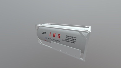 20tf lng iso tanque container h2 3d modelo ddagawar72 7ae9f32 3d print model - Mito3D