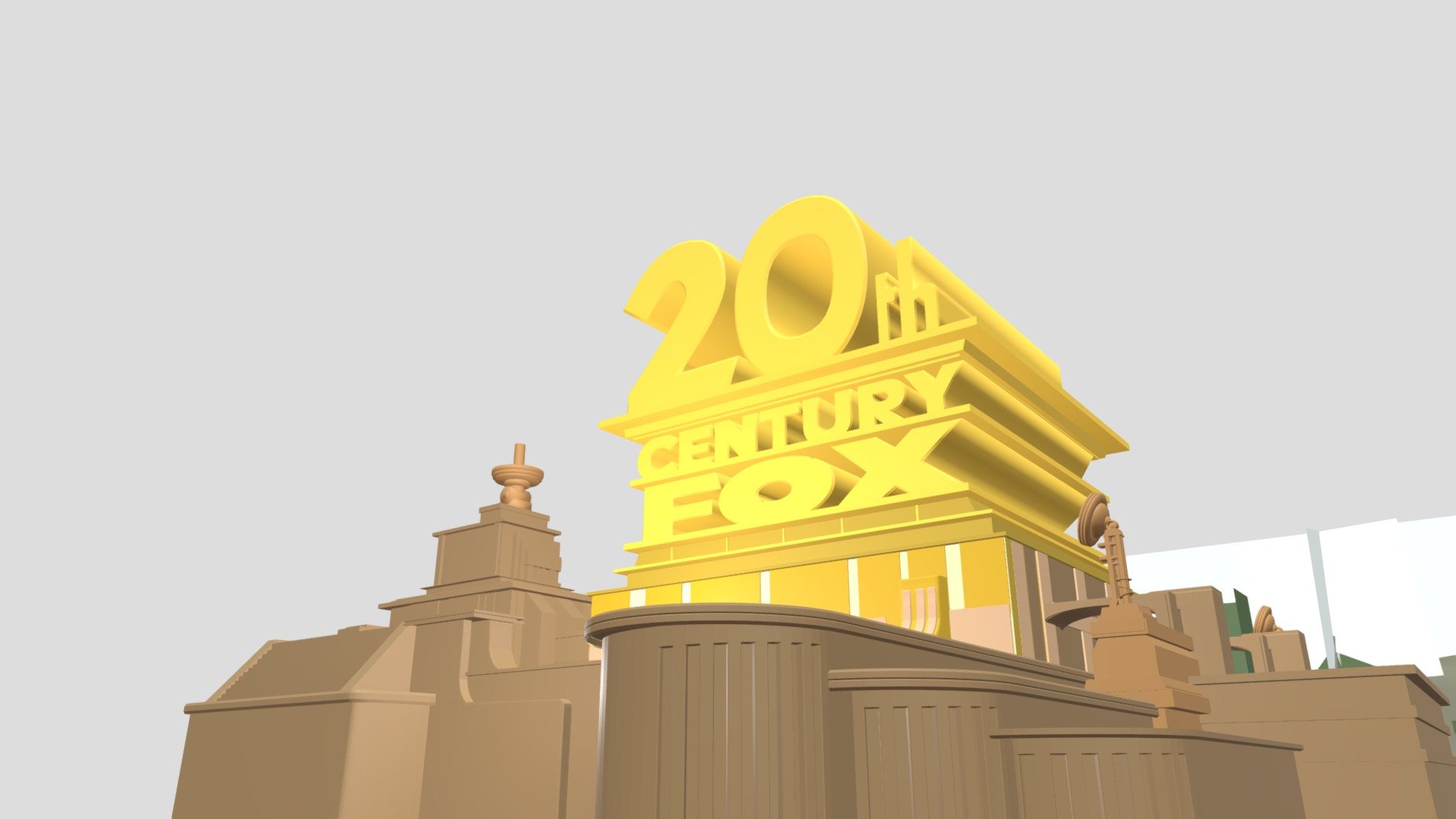 20th Century Studios Logo - 3D Print Model by CosplayItemsRock