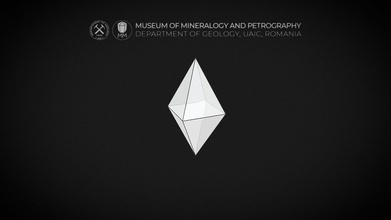 22 tetragonal dipyramid - 3d model museum mineralogy petrography uaic mineralogypetrographymuseum 42f599e 3d print model - Mito3D