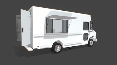 22ft Stepvan animado 3d modelo lime media d711b27 3d print model - Mito3D