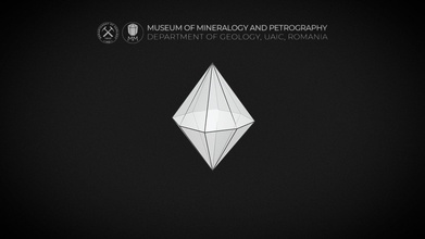 23 ditétragonal dipyramide 3d modèle musée minéralogie pétrographie uaic mineralogypetrographymuseum 747aa18 3d print model - Mito3D
