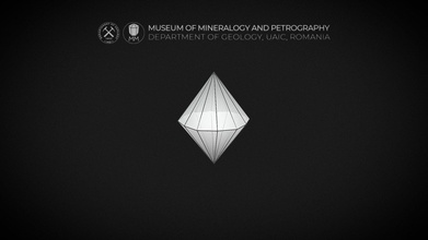 25 dihexagonal dipyramid - 3d model museum mineralogy petrography uaic mineralogypetrographymuseum e88b4ad 3d print model - Mito3D