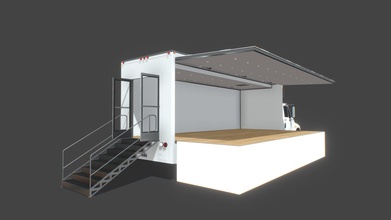28' palcoscenico camion animato 3d modello lime media 9bef7b1 3d print model - Mito3D