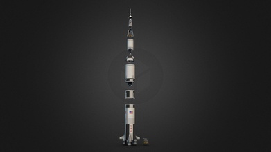 321 starten Apollo 11 3d Modell Kartoffelfuß cdd266c 3d print model - Mito3D