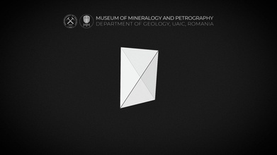 32 rhombic disphenoid tetrahedron - 3d model museum mineralogy petrography uaic mineralogypetrographymuseum 72593e6 3d print model - Mito3D