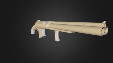 3 barrel shotgun cerberus - 3d model davidfischer 4d9ac2f 3d print model - Mito3D