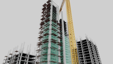 3d edilizia acquistare royalty-free modello giimann 78f59db edificio in fase di costruzione del - 3d print model - Mito3D