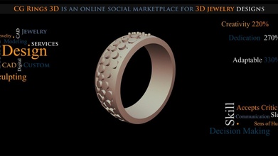 3d cafajeste Casamento anel esmalte livre modelo baixar cg argolas joalheria cgrings3d 84369cf 3d print model - Mito3D