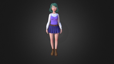 3d character 01 - buy royalty free model oat nuthapol e47ef59 tris 64 672 faces 32 910 verts 33 657 formats included blend blender3d fbx rigged & animated idle 3d print model - Mito3D