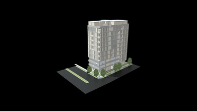 3d edificio lauret - model lferazo da2a253 3d print model - Mito3D