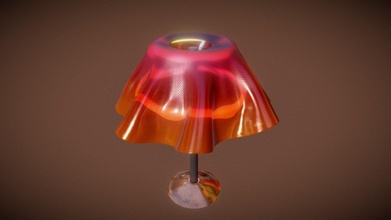 3d pbr decorative dream lampshade transmissive - download free model mustafa zgen mustafaozgen 4cbad88 3d print model - Mito3D