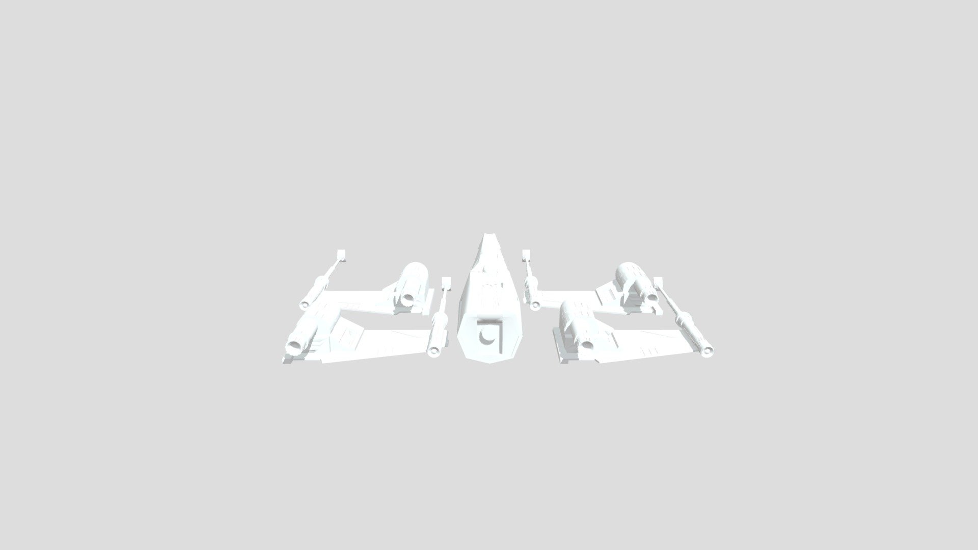 3d stampabile x wing t 65 modello pacificcatto af14246 3D print model - Mito3D