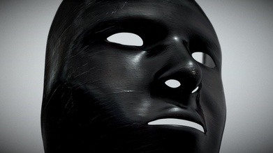 Imprimée en 3d masque de scan modèle sdrn 1d33e50 imprimé visage à base d'analyse 2 ans, il&rsquo s pla plastique organique - Imprimé 3d print model - Mito3D