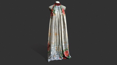 3d scan boho dress anthropologie - model ryegrady 89f9e7e simplified cleaned up version posted earlier wee used reality capture generate maya&rsquo s retypo tool substance brush textures 3d print model - Mito3D