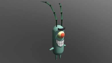 3december 17 Tier Plankton download frei 3d Modell plâtras 6873541 3d print model - Mito3D