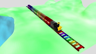 3december day 7 colorful train set pasture - download free 3d model platrium 15771b5 3d print model - Mito3D