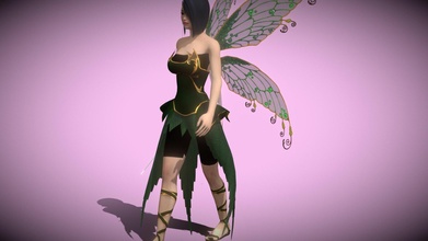 3dfoin - fairy censored buy royalty free 3d model 3drtcom 9527407 3d print model - Mito3D