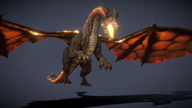 3drt - battle dragon no armor buy royalty free 3d model 3drtcom 2ae7706 armored mount animated separate removable saddle rider 14042 triangles 6528 pbr materials 14 skin versions 4096x4096 texture resolution 35 high-quality animations 3d print model - Mito3D