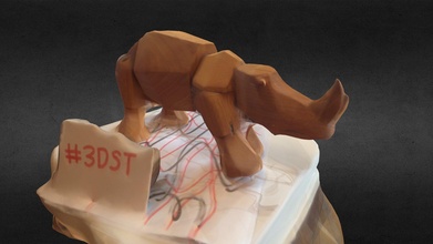 3dst rinoceronte 3d modello mirandasita 91ba944 3d print model - Mito3D