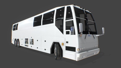 45ft prevost autobus 3d modello lime media f5370e7 3d print model - Mito3D